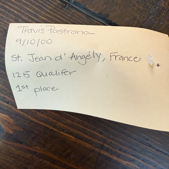 Travis Pastrana Goggles from 2000 MX of Nations - Picture 3 of 4